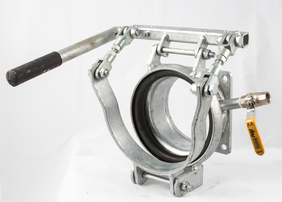 GRANIT Schnellkuppler verzinkt Anschluss mit M-Teil Lochabstand 150 x 150mm